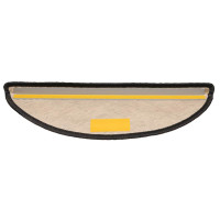 Produktbild för Trappmattor självhäftande sisal-look 30 st 56x17x3 cm antracit
