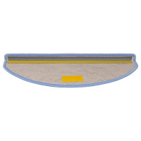 Produktbild för Trappmattor självhäftande sisal-look 30 st 56x17x3 cm blå
