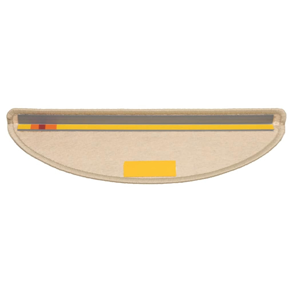 Produktbild för Trappmattor självhäftande sisal-look 30 st 56x17x3 cm mörkbeige
