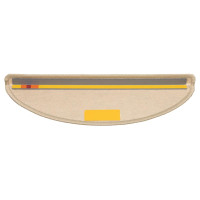 Produktbild för Trappmattor självhäftande sisal-look 30 st 56x17x3 cm mörkbeige