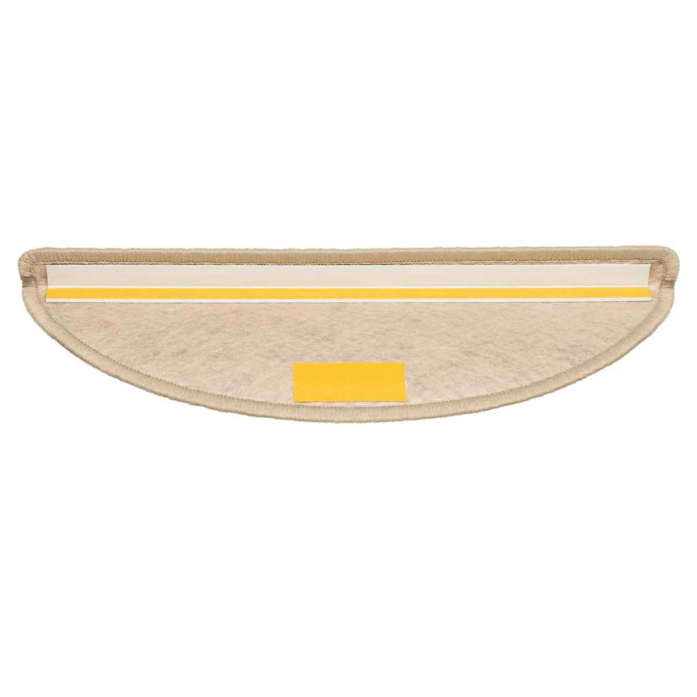 Produktbild för Trappmattor självhäftande sisal-look 30 st 56x17x3 cm sand