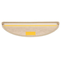 Produktbild för Trappmattor självhäftande sisal-look 30 st 56x17x3 cm sand