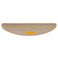 Produktbild för Trappmattor självhäftande sisal-look 30 st 56x17x3 cm ljusbeige