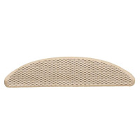 Produktbild för Trappmattor självhäftande sisal-look 30 st 56x17x3 cm berber