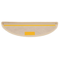 Produktbild för Trappmattor självhäftande sisal-look 30 st 56x17x3 cm berber