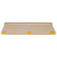 Produktbild för Trappmattor självhäftande sisal-look 30 st 65x21x4 cm ljusbeige