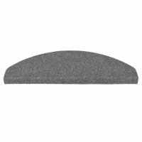 Produktbild för Trappmattor självhäftande 30 st grå 65x22,5x3,5 cm