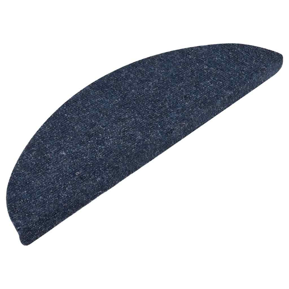 Produktbild för Trappmattor självhäftande 30 st blå 56x17x3 cm