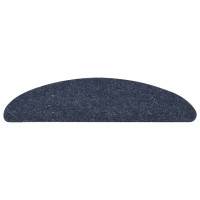 Produktbild för Trappmattor självhäftande 30 st blå 56x17x3 cm