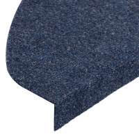 Produktbild för Trappmattor självhäftande 30 st blå 65x22,5x3,5 cm