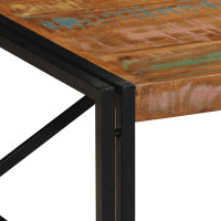 Produktbild för Soffbord flerfärgat 100x100x35 cm massivt trä återvunnet