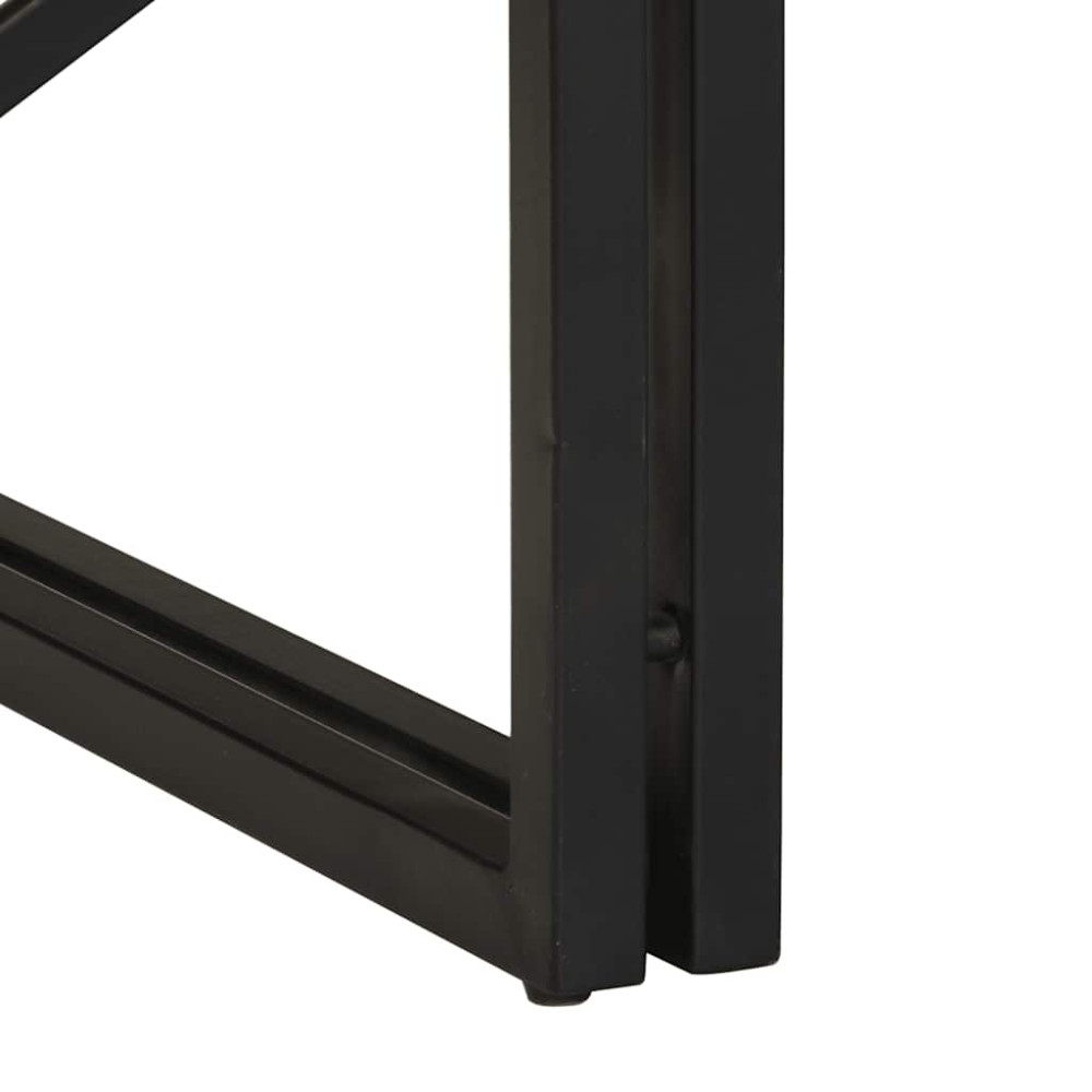 Produktbild för Soffbord flerfärgat 100x100x35 cm massivt trä återvunnet
