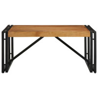 Produktbild för Soffbord 80x80x35 cm massivt trä akacia