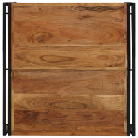 Produktbild för Soffbord 80x80x35 cm massivt trä akacia