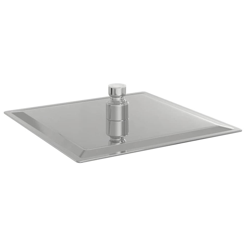 Produktbild för Regnduschhuvud rostfritt stål 304 20x20 cm fyrkant
