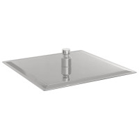 Produktbild för Regnduschhuvud rostfritt stål 304 25x25 cm fyrkant