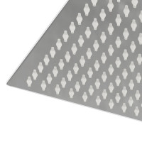 Produktbild för Regnduschhuvud rostfritt stål 304 25x25 cm fyrkant