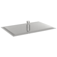 Produktbild för Regnduschhuvud rostfritt stål 304 30x20 cm rektangulär