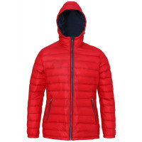 2786 Women's Padded Jacket Red/Navy