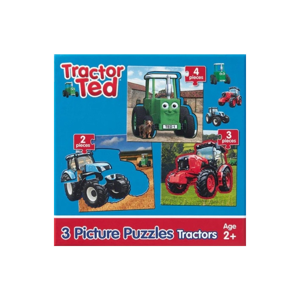 Produktbild för Tractor Ted 3 Picture Puzzles Tractors