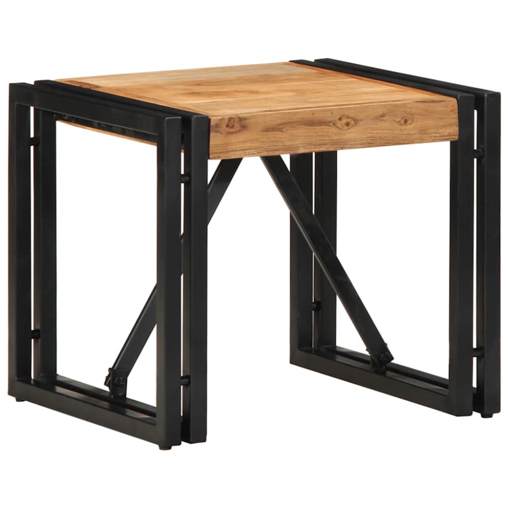 Produktbild för Soffbord 40x40x35 cm massivt trä akacia