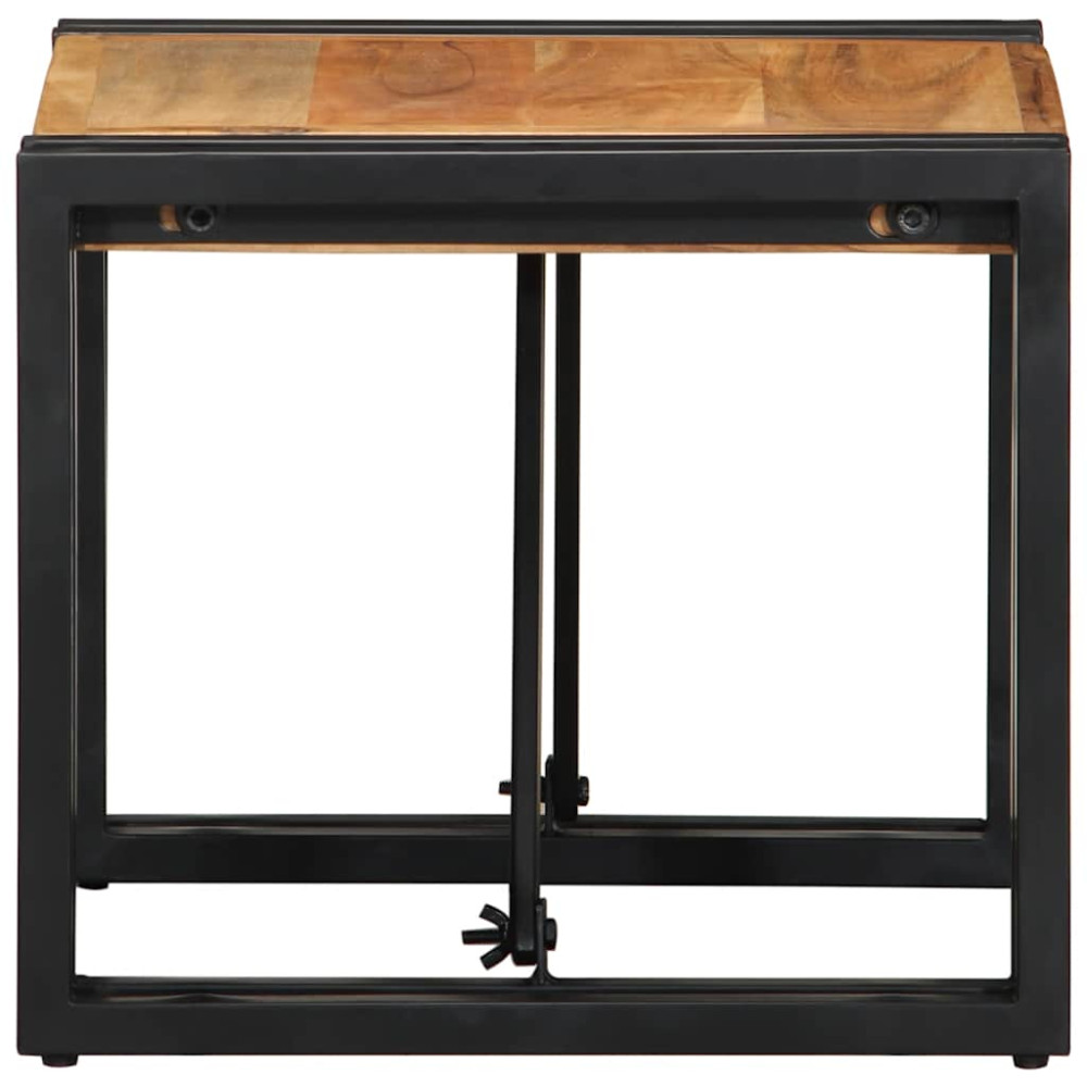 Produktbild för Soffbord 40x40x35 cm massivt trä akacia