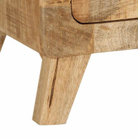Produktbild för TV-bänk 105x46x32 cm massivt trä grov mango