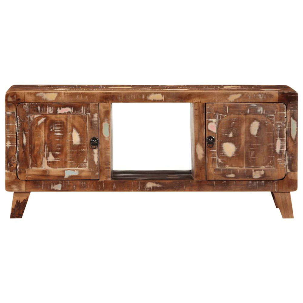 Produktbild för TV-bänk 105x46x32 cm massivt trä återvunnet