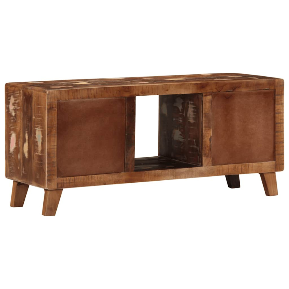 Produktbild för TV-bänk 105x46x32 cm massivt trä återvunnet