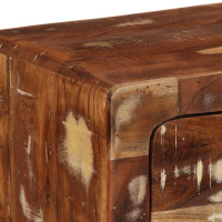 Produktbild för Väggmonterat TV-skåp 100x32x25 cm massivt trä återvunnet
