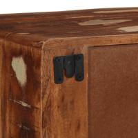 Produktbild för Väggmonterat TV-skåp 100x32x25 cm massivt trä återvunnet