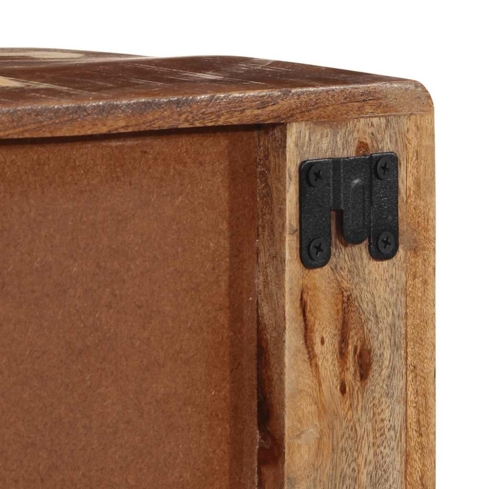 Produktbild för Väggmonterat TV-skåp 100x32x25 cm massivt trä återvunnet
