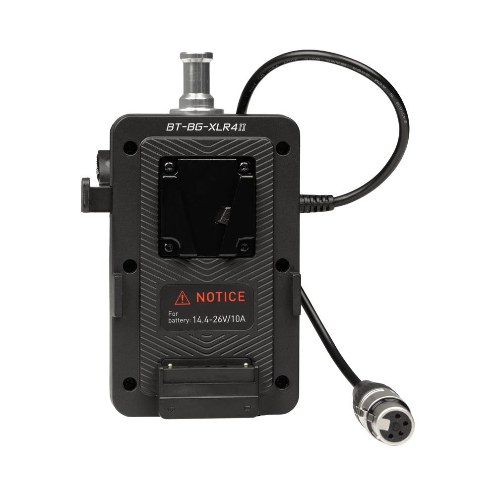 Produktbild för Nanlite V-Mount Battery Grip with 4-Pin XLR Connector