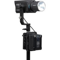 Produktbild för Nanlite V-Mount Battery Grip with 4-Pin XLR Connector