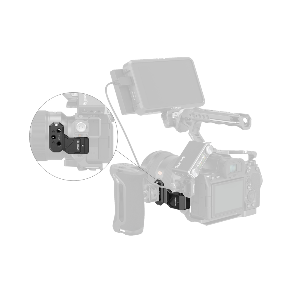 Produktbild för SmallRig 4458 Side Handle Extension Adapter Part with NATO Clamp