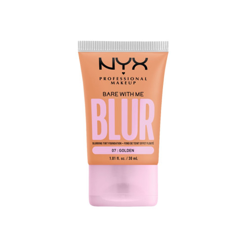 NYX Professional Makeup Bare With Me Blur - blurring tint foundation - gyllene (07) - matt - Foundation