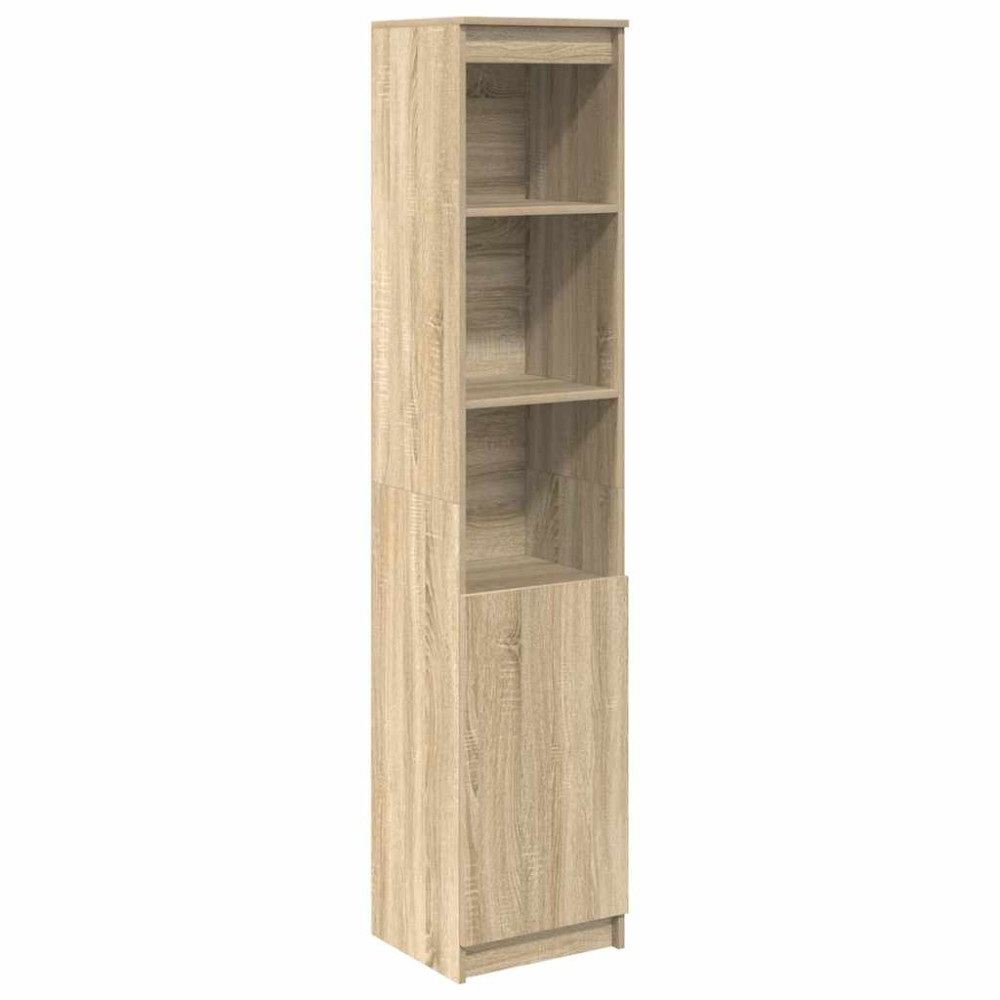 Produktbild för Highboard Sonoma ek 37,5x35x180 cm konstruerat trä