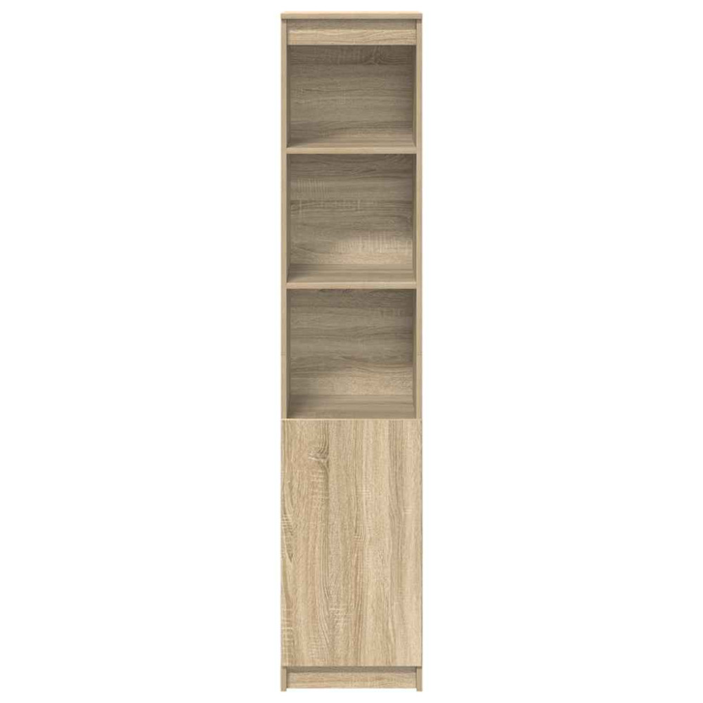 Produktbild för Highboard Sonoma ek 37,5x35x180 cm konstruerat trä