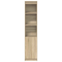 Produktbild för Highboard Sonoma ek 37,5x35x180 cm konstruerat trä