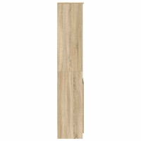 Produktbild för Highboard Sonoma ek 37,5x35x180 cm konstruerat trä
