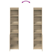 Produktbild för Highboard Sonoma ek 37,5x35x180 cm konstruerat trä