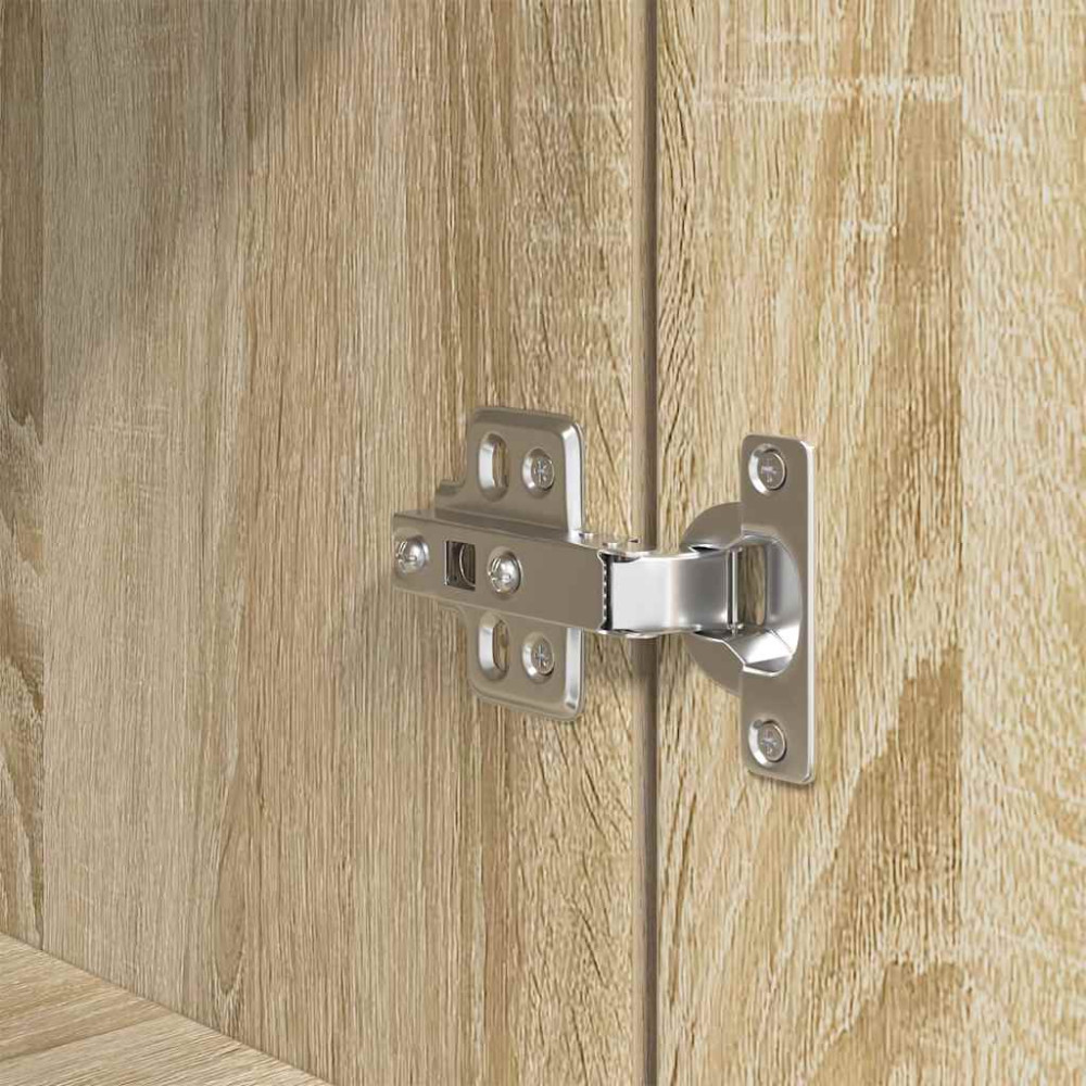 Produktbild för Highboard Sonoma ek 37,5x35x180 cm konstruerat trä