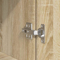 Produktbild för Highboard Sonoma ek 37,5x35x180 cm konstruerat trä
