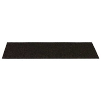 Produktbild för Trappmattor självhäftande 30 st 60x25 cm mörkbruna rektangulära