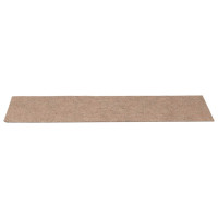 Produktbild för Trappmattor självhäftande 30 st 76x20 cm ljusbruna rektangulära