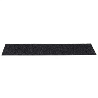 Produktbild för Trappmattor självhäftande 30 st 76x20 cm svarta rektangulära