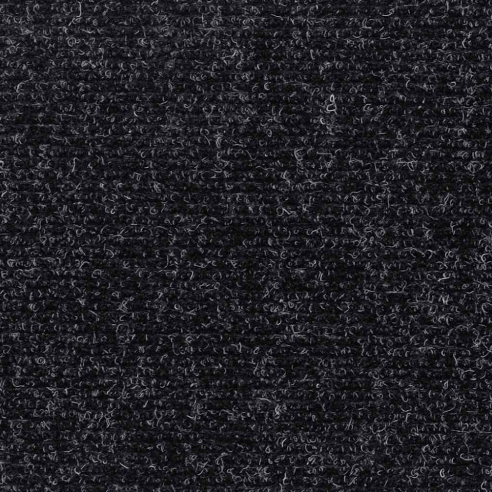 Produktbild för Trappmattor självhäftande 30 st 76x20 cm svarta rektangulära