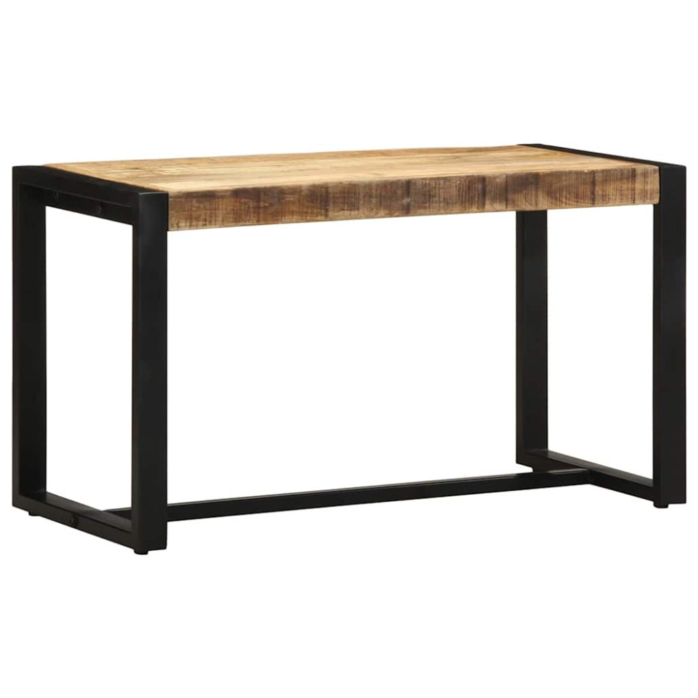 Produktbild för Bänk 80x35x45 cm massiv grov trämango