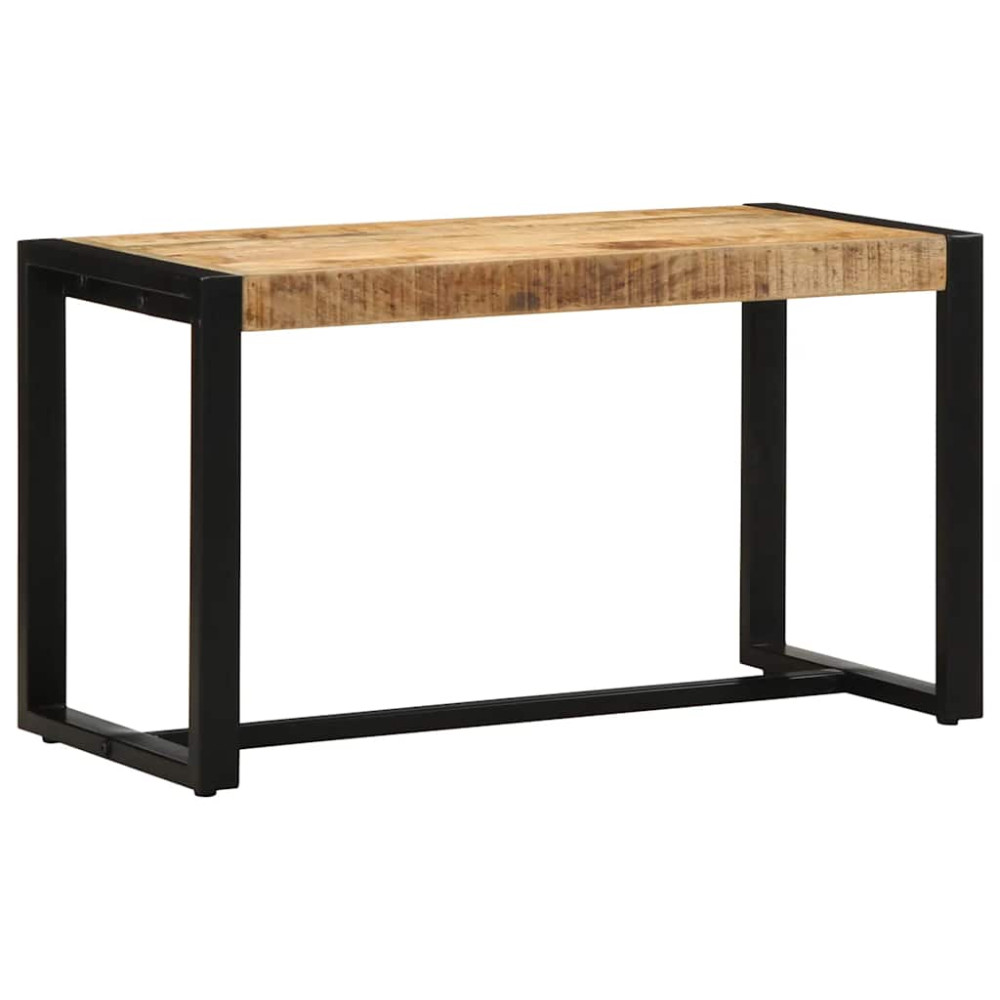 Produktbild för Bänk 80x35x45 cm massiv grov trämango