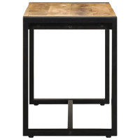 Produktbild för Bänk 80x35x45 cm massiv grov trämango